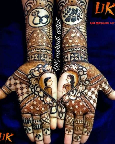 31 Engagement Mehndi Designs For Bride - 2023 | Fabbon