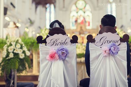 Bride and groom chairs, cute chairs