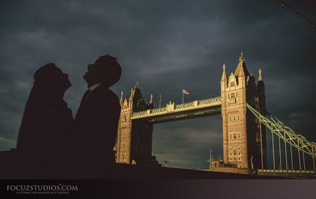 Photo of couple pre-wedding shoot in london
