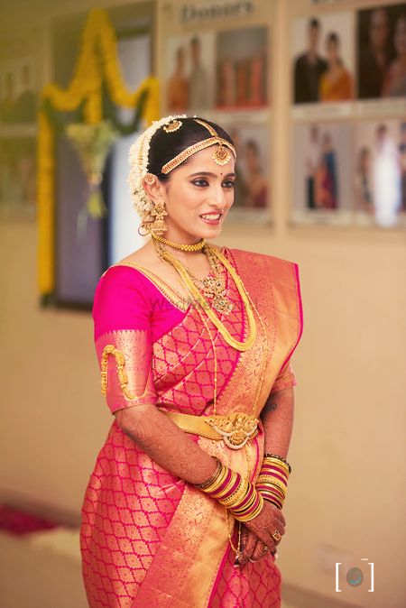 Pink Kanjivaram Silk Saree – StylebyPanaaash