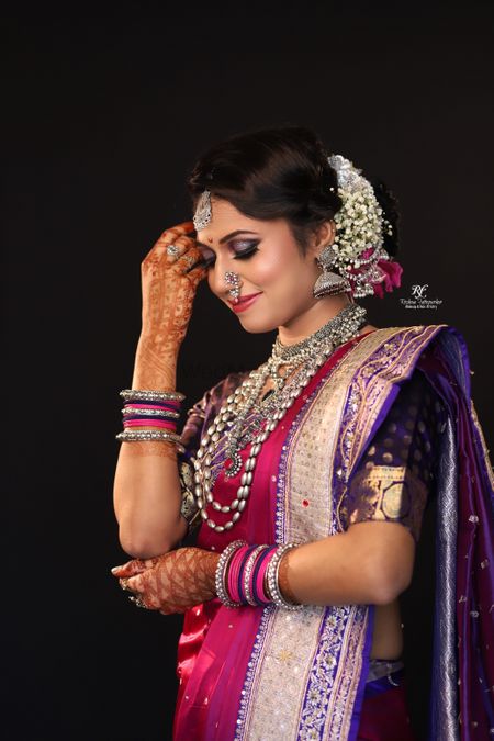 Photo From Nauvari saree look - By Reshma Fattepurkar Makeup Artist