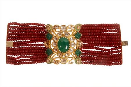 ruby strings bracelet