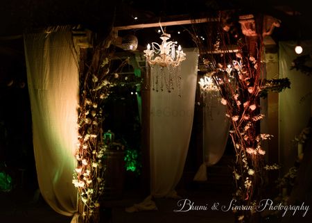 enchanted forest theme entrance decor