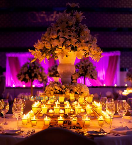 Photo of large vase centerpieces