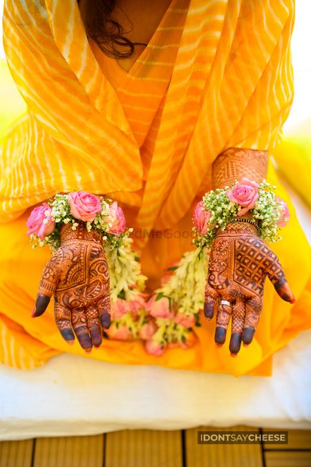 Photo of traditional mehndi design for brides
