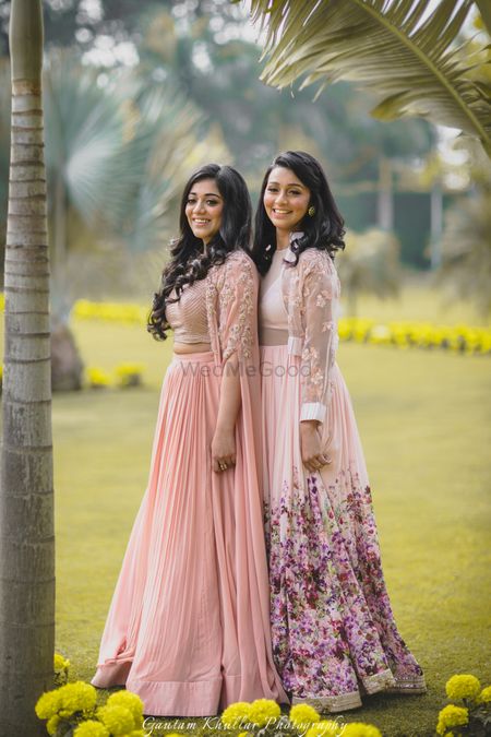 Girly engagement lehengas for brides to be