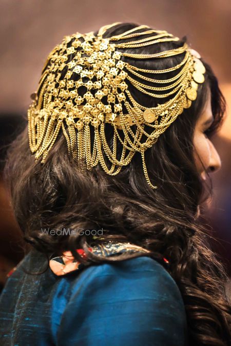 Different and unique hair accessory with chains