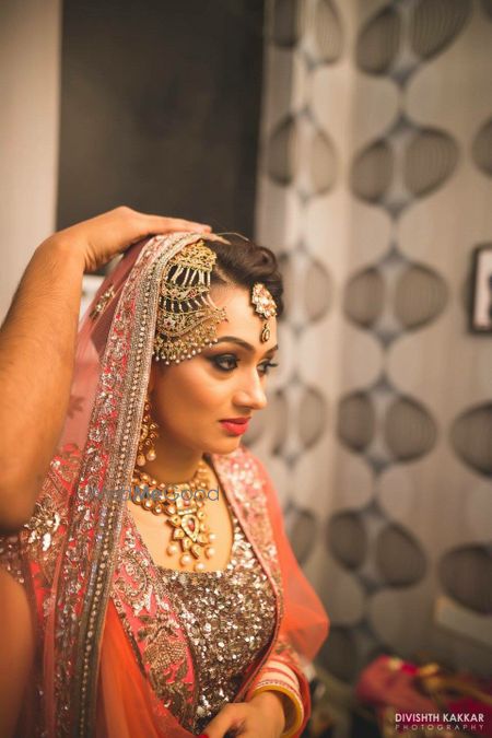 Bride getting ready shot