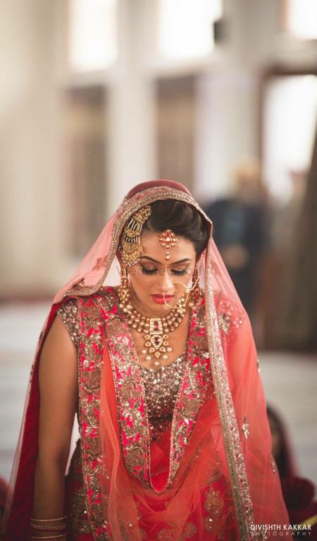 Candid Sikh bride shot