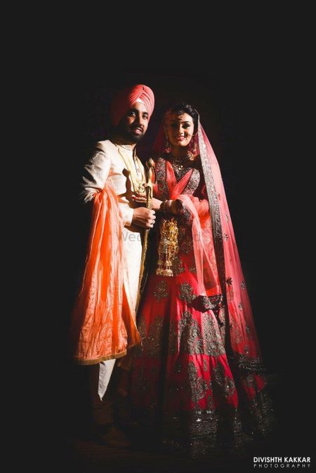 Photo of Sikh Couple Portrait