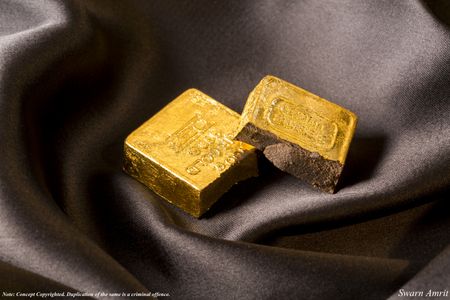 Photo of edible gold bricks