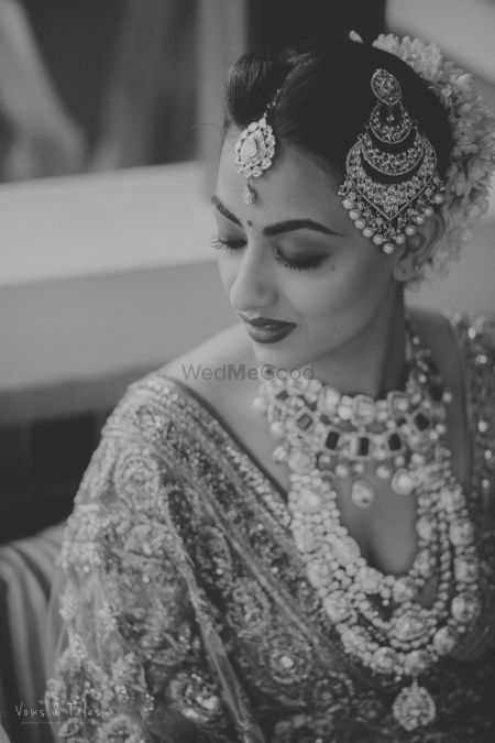 Photo of  Gorgeous Black and white bride shot