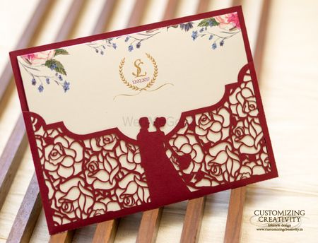 Photo of Beautiful laser cut wedding invitation