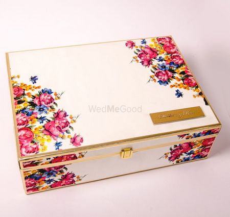 Wooden box as wedding invite