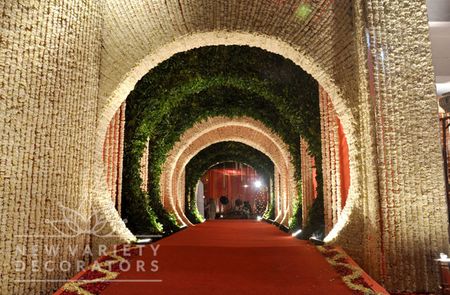 Photo of tunnel flower decor
