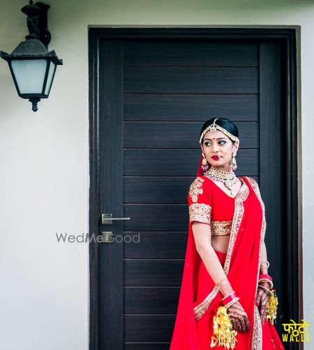 Wedding day bride shot