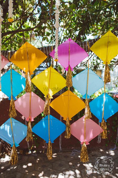 Photo of Colorful kites in decor