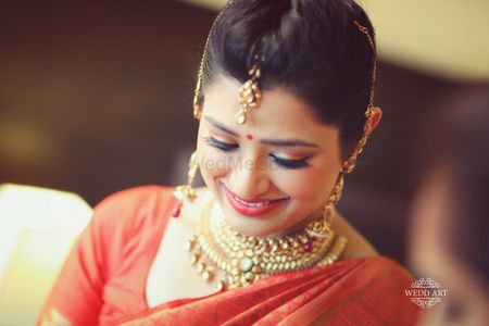 Photo of south indian bride jewellery