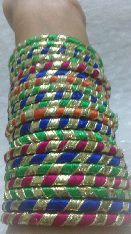 colorful bangles . gota bangles