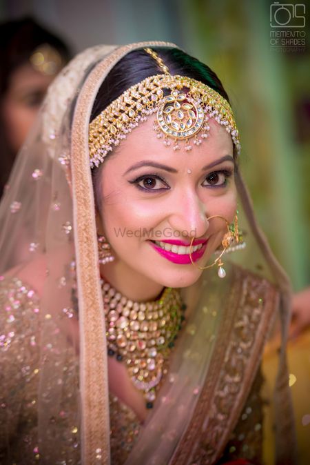 Photo of Bridal Mathapatti in Gold