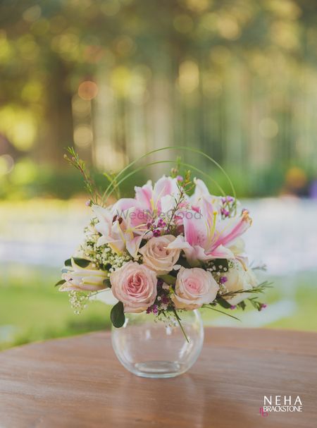 Photo of Elegant Floral Table centerpiece