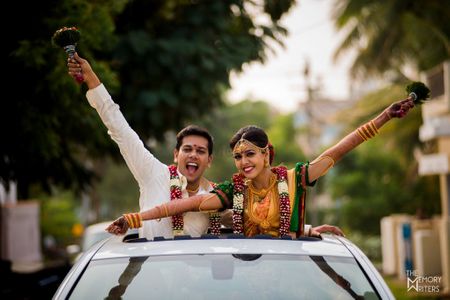 Lovely south indian couple  shot on wedding day