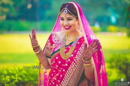 Photo of rani pink bride