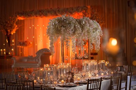 Pretty table decor for weddings