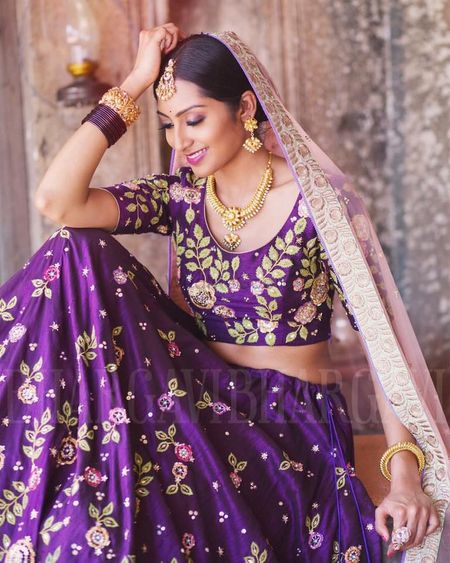 Purple Lehenga Choli for Women Chinon Silk Made Lehenga Choli With Sequins  Embroidery Bridesmaid Lehenga Chaniya Choli Wedding Lehenga Choli - Etsy