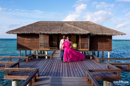 Maldives pre wedding shoot abroad