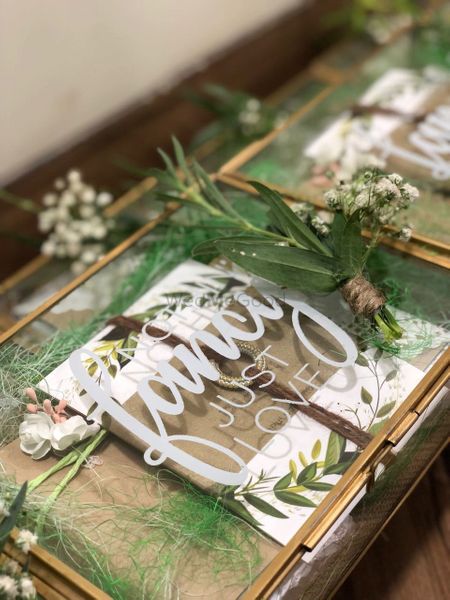 Photo of Unique framed wedding favour