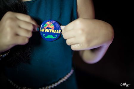 Ladkewala badges in blue for family