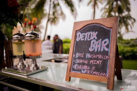 Hangover cure detox bar for guests
