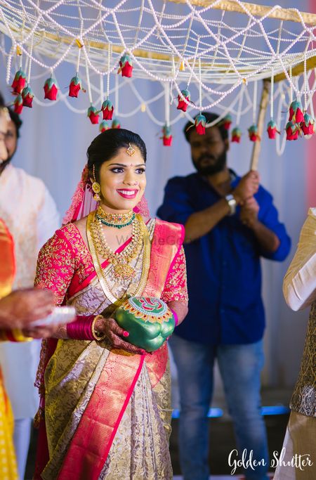 South Indian bridal shot 