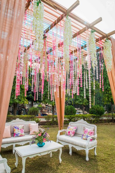 Photo of Floral decor with tents and furniture
