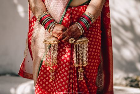 Unique bridal single kaleera 