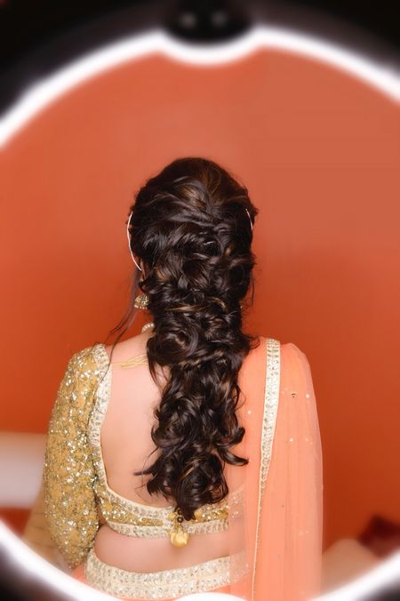Photo of Sangeet and engagement hairdo