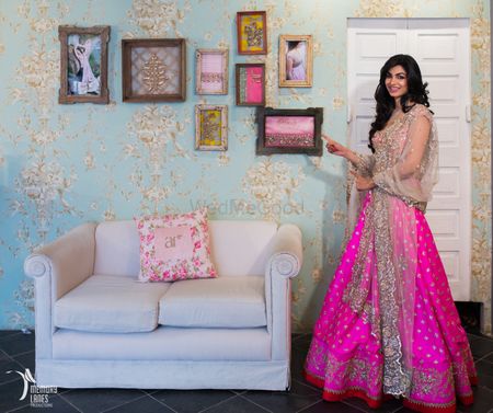 pink bridal lehenga