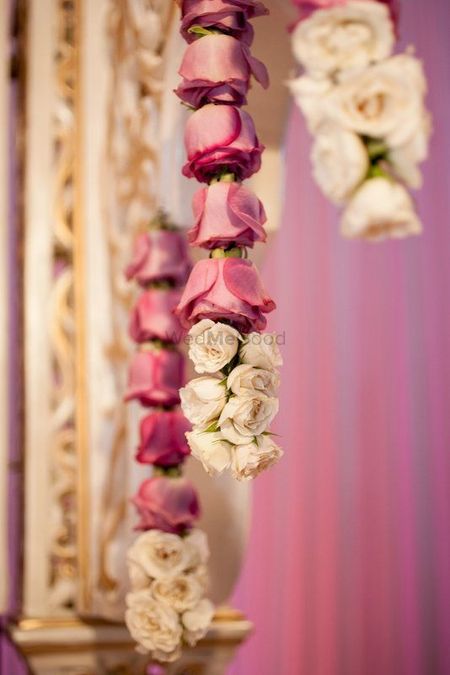 Photo of Upturned roses floral strings
