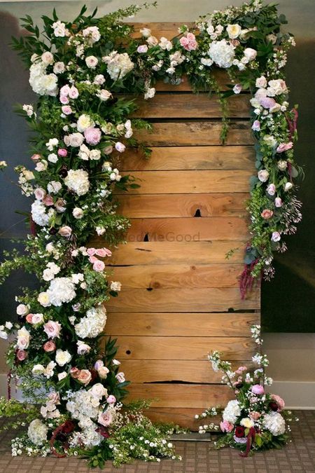 Photo of Rustic pretty photobooth for wedding