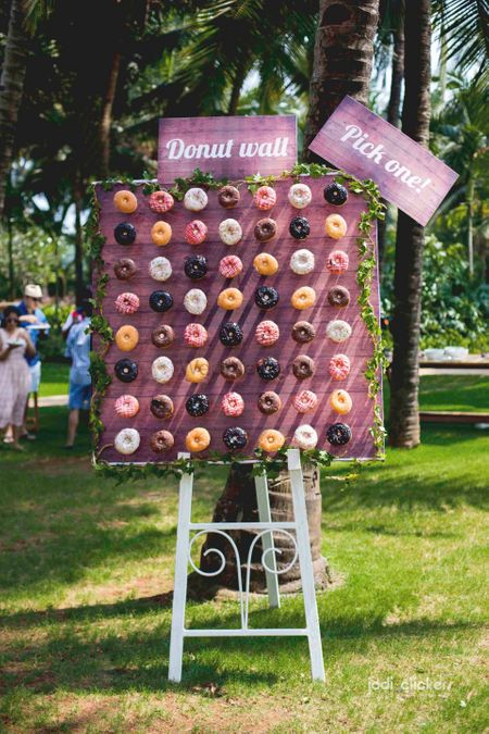 Photo of Food display ideas donut wall