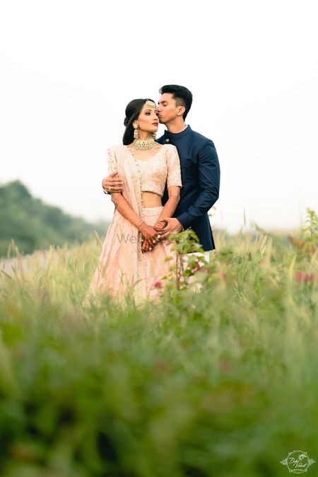 Photo of Romanctic couple portrait outdoors