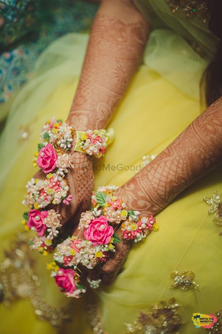 Floral haathphool for brides 