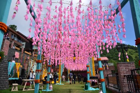 Tassel decor for mehendi 