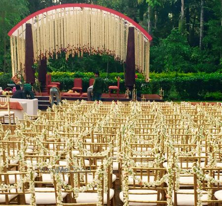 south Indian mandap setting