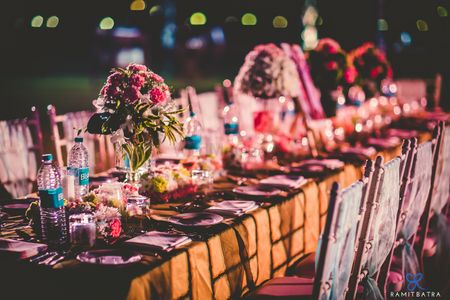 Pink Themed Table Decor