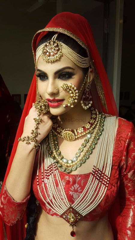 Gold Mathapatti with Pearls Rani Haar