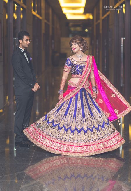 Photo of spinning bride