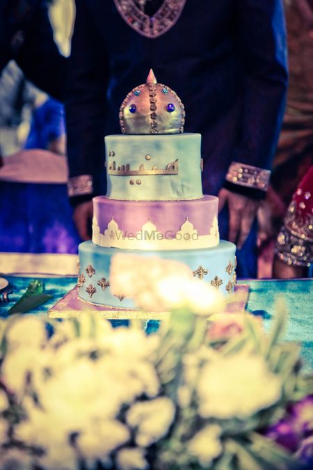 Photo of arabian night themed cake