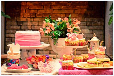 Photo of vintage tea party theme